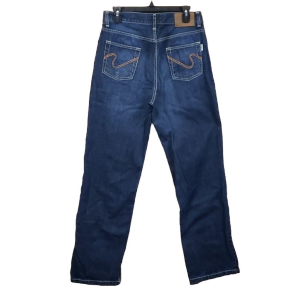 Scappino Straight Leg Jeans – W32 L32 Dark Wash Classic Denim